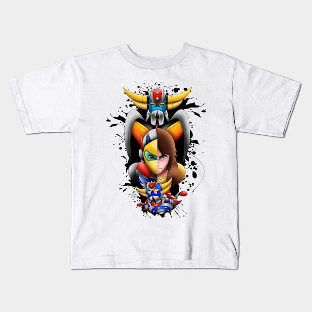 mazinger Kids T-Shirt by primemoment